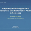 Integrating parallel application development with performance analysis in periscope