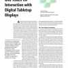 Integrating Point and Touch for Interaction with Digital Tabletop Displays