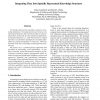 Integrating Time into Spatially Represented Knowledge Structures