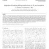 Integration of local and global geometrical cues for 3D face recognition