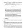 Integration Problems in Telephone Feature Requirements