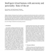 Intelligent virtual humans with autonomy and personality: State-of-the-art