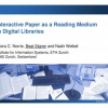 Interactive Paper as a Reading Medium in Digital Libraries