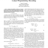 Interior-Point Algorithms for Linear-Programming Decoding