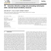 Intrusion detection using text processing techniques with a kernel based similarity measure