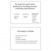 Invariant Sets and Control Synthesis for Switching Systems with Safety Specifications