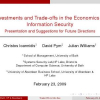 Investments and Trade-offs in the Economics of Information Security