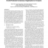 It's just a matter of perspective(s): Crowd-Powered Consensus Organization of Corpora