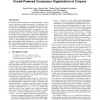 It's just a matter of perspective(s): Crowd-Powered Consensus Organization of Corpora