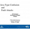 Java Type Confusion and Fault Attacks