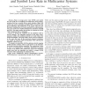Joint Reduction of Peak to Average Power Ratio and Symbol Loss Rate in Multicarrier Systems