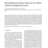 KeyGraph-based chance discovery for mobile contents management system