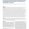 Knowledge-based annotation of small molecule binding sites in proteins