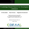 Knowledge-based search for oncological literature