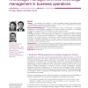 Knowledge, management, and knowledge management in business operations