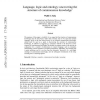 Language, logic and ontology: uncovering the structure of commonsense knowledge