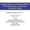 Language Models and Smoothing Methods for Collections with Large Variation in Document Length