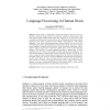 Language Processing in Human Brain