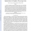Large neighborhood local search optimization on graphics processing units