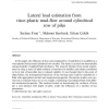 Lateral load estimation from visco-plastic mud-flow around cylindrical row of piles