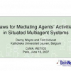 Laws for Mediating Agents' Activities in Situated Multiagent Systems