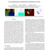 Layered segmentation and optical flow estimation over time