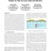 Learning domain-independent string transformation weights for high accuracy object identification