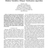 Learning Genetic and Gene Bayesian Networks with Hidden Variables: Bilayer Verification Algorithm