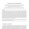 Learning to Learn Causal Models