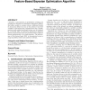 Levels of abstraction in modeling and sampling: the feature-based Bayesian optimization algorithm