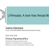 LFthreads: A Lock-Free Thread Library