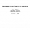 Likelihood-Based Statistical Decisions