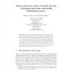 Limits and Power Laws of Models for the Web Graph and Other Networked Information Spaces