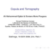 Link between copula and tomography
