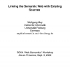 Linking the Semantic Web with Existing Sources