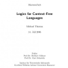 Logics For Context-Free Languages