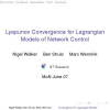 Lyapunov Convergence for Lagrangian Models of Network Control
