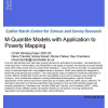 M-quantile models with application to poverty mapping