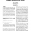 Maestro: a self-organizing peer-to-peer dataflow framework using reinforcement learning
