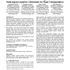 Magenta technology multi-agent logistics i-Scheduler for road transportation