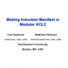 Making induction manifest in modular ACL2