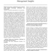 Management Insights
