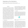 Manipulation of Pose Distributions
