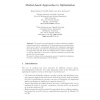 Market-Based Approaches to Optimization