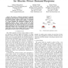 Market-based control mechanisms for electric power demand response