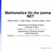 Mathematics on the (Semantic) NET