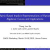 Matrix-based implicit representations of rational algebraic curves and applications