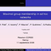 Maximal Group Membership in Ad Hoc Networks