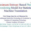Maximum Entropy Based Phrase Reordering Model for Statistical Machine Translation