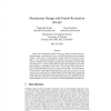 Mechanism Design with Partial Revelation